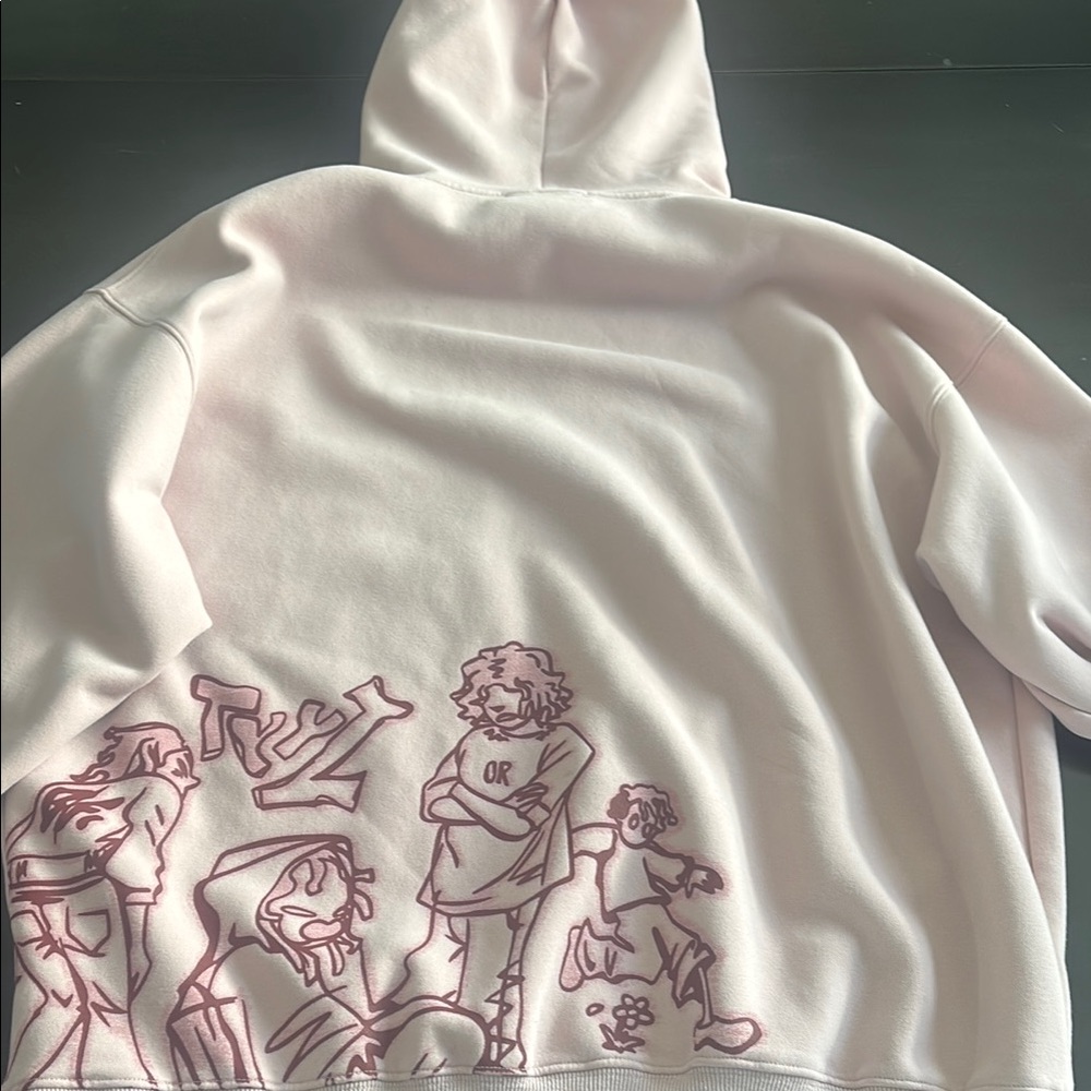 Aelfric Eden Soft Pink Hoodie - Picture 3 of 6